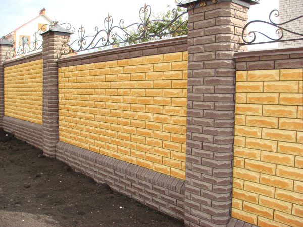 Заказать построить кирпичный забор в Минске