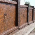 Забор из бетонных панелей цена